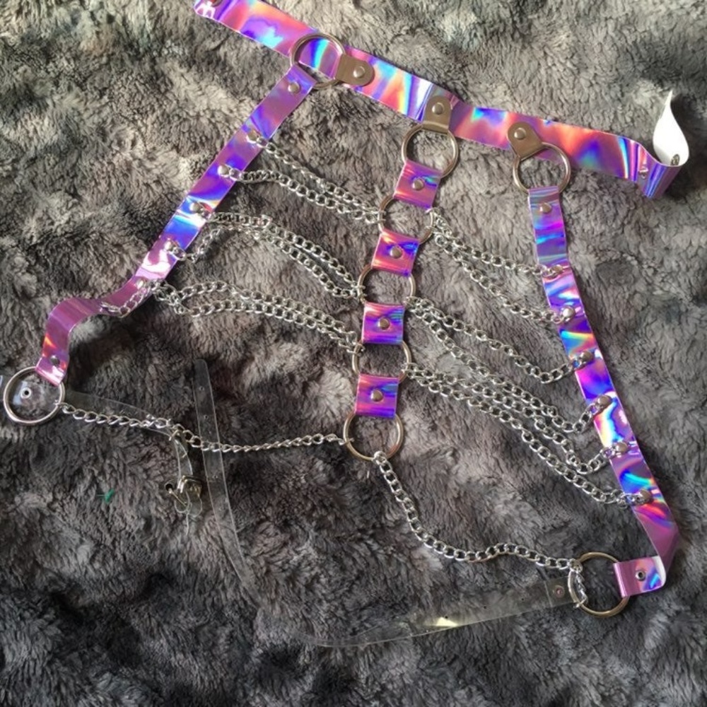 Pretty In Pink Metallic Harness - Picture 4 of 8